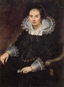Cornelis de Vos, Portrait of a Lady with a Fan